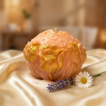 Lumânare Globul cu Lalele - Sculptură Florală Handmade - imagine 7