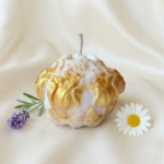 Lumânare Globul cu Lalele - Sculptură Florală Handmade - imagine 2